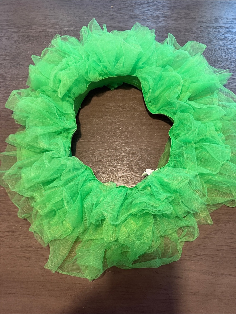 Green Ruffled Tulle tutu